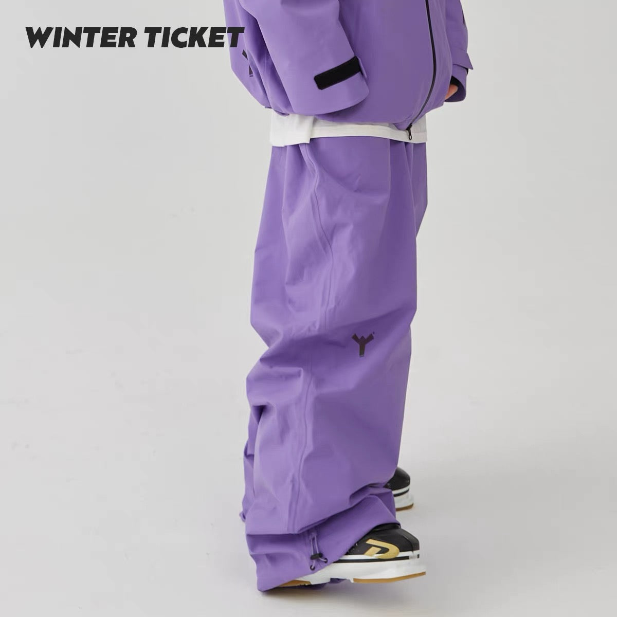 Unisex Winter Ticket-Oversized Freestyle Snow Pants