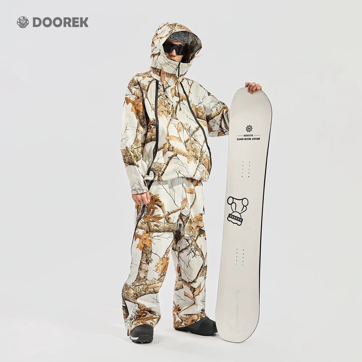 Unisex Doorek-3L Shell Tree Camo Snow Jacket