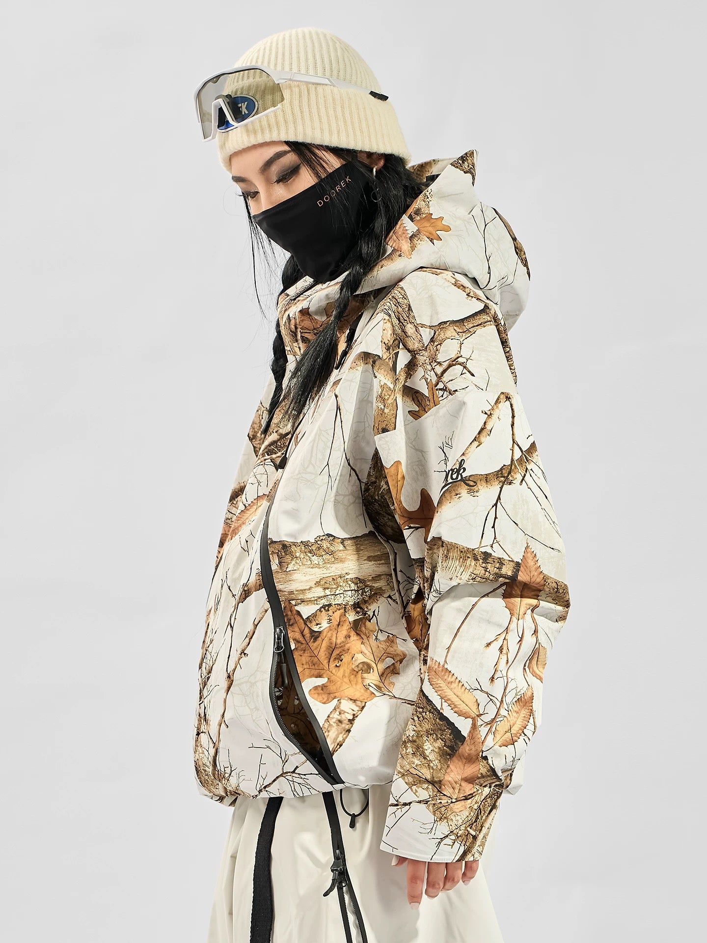 Unisex Doorek-3L Shell Tree Camo Snow Jacket