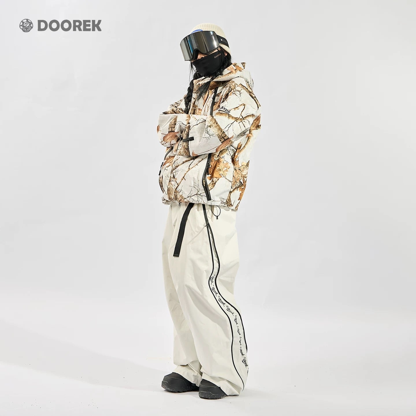 Unisex Doorek-3L Shell Tree Camo Snow Jacket