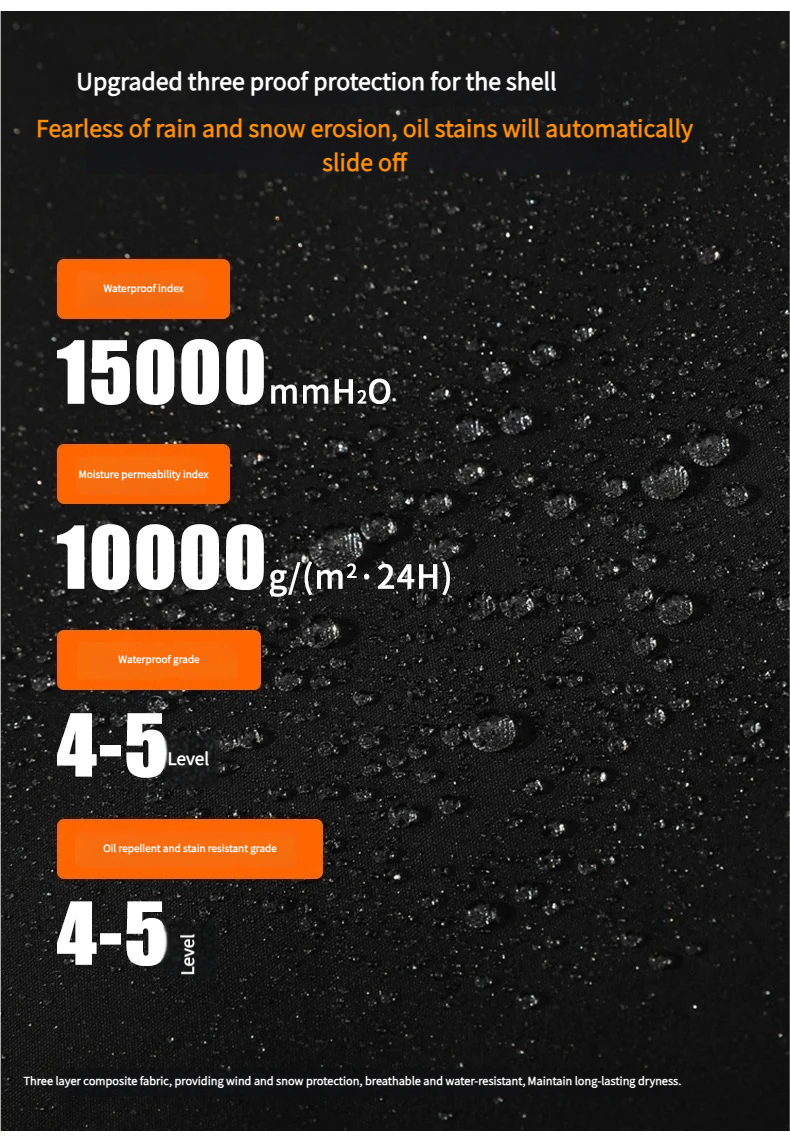 Unisex POMT-3L Shell Ski/Snowboard Jacket