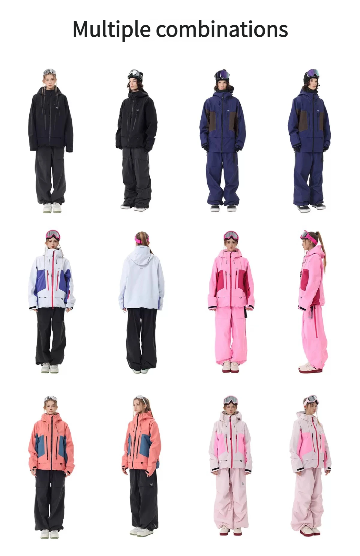 Unisex POMT-3L Shell Ski/Snowboard Jacket