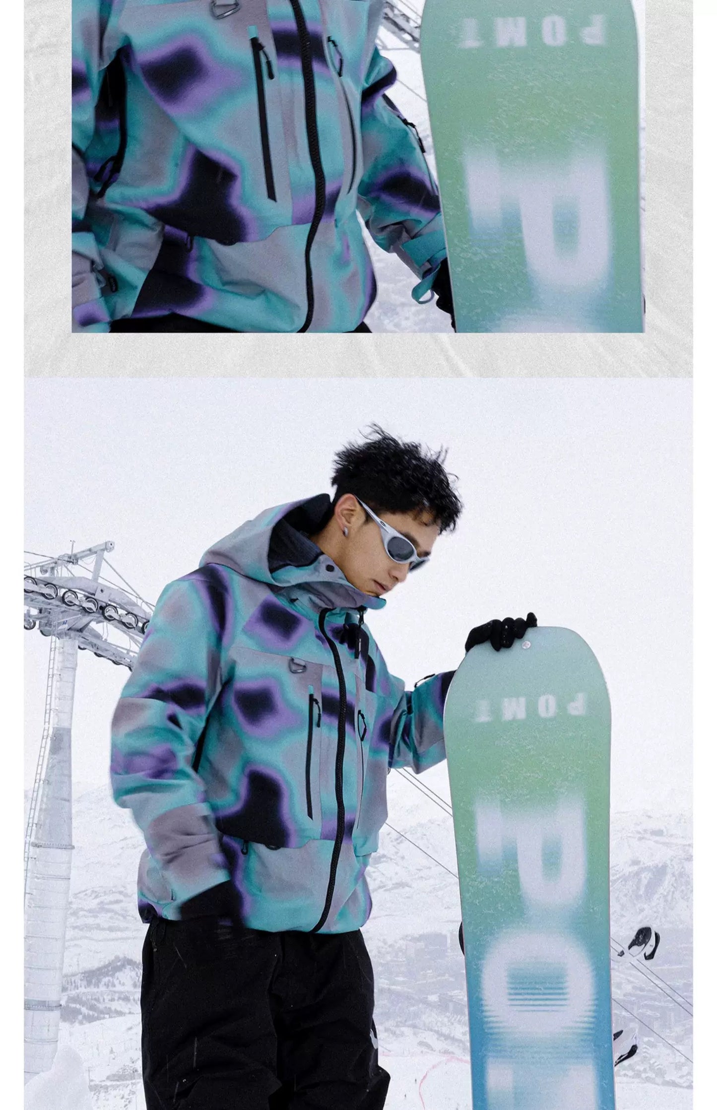 Unisex POMT-3L Poison-AF Ski/Snowboard Jacket & Pants Set