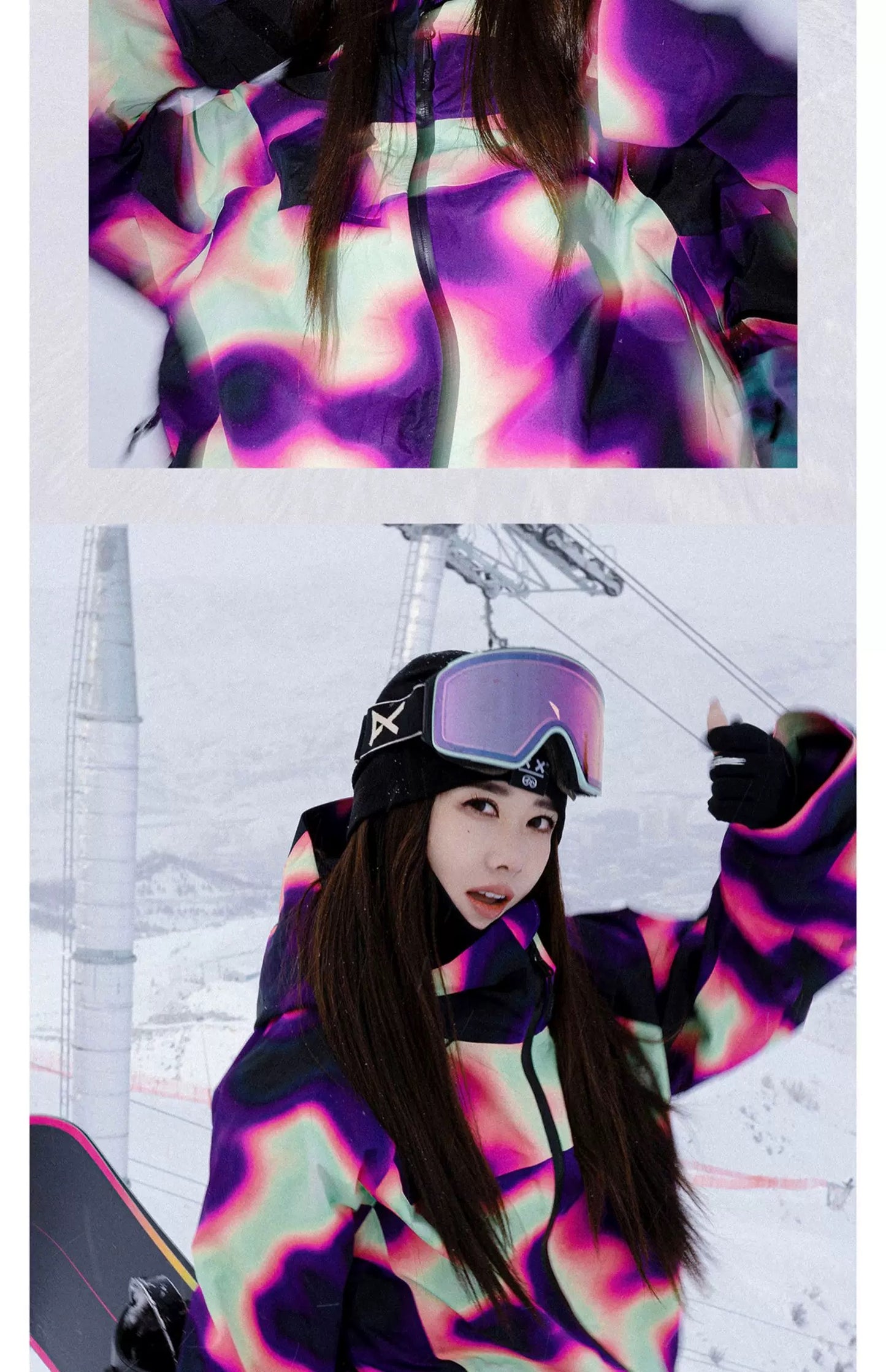 Unisex POMT-3L Poison-AF Ski/Snowboard Jacket & Pants Set