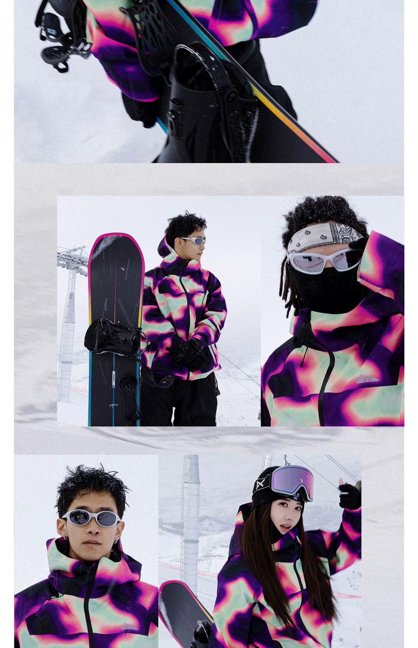Unisex POMT-3L Poison-AF Ski/Snowboard Jacket & Pants Set