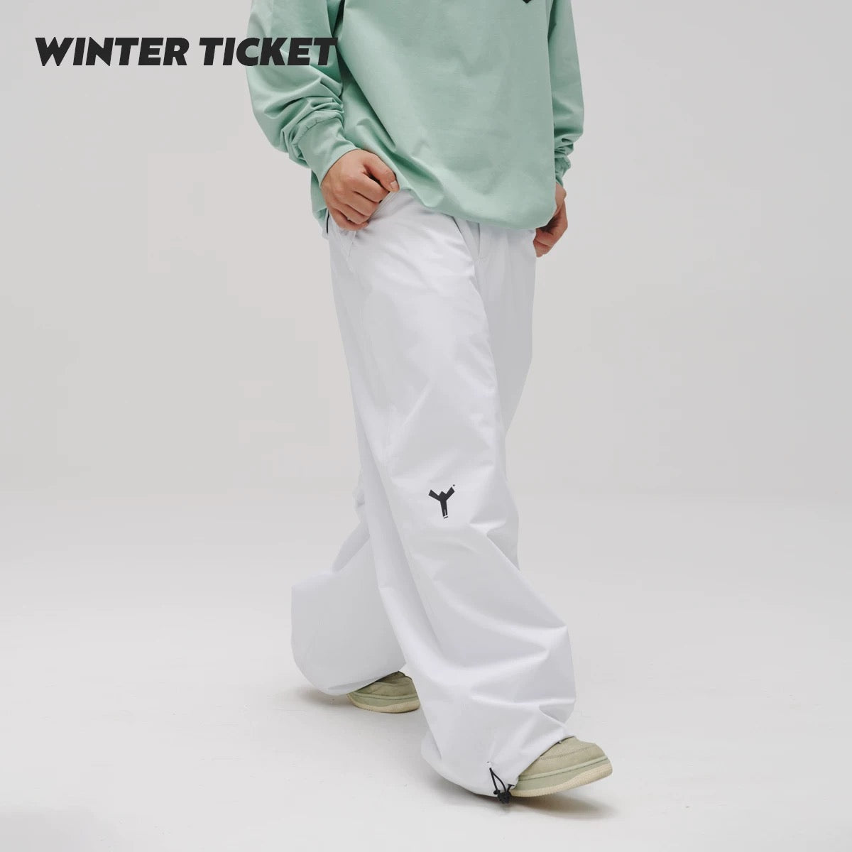 Unisex Winter Ticket-Oversized Freestyle Snow Pants
