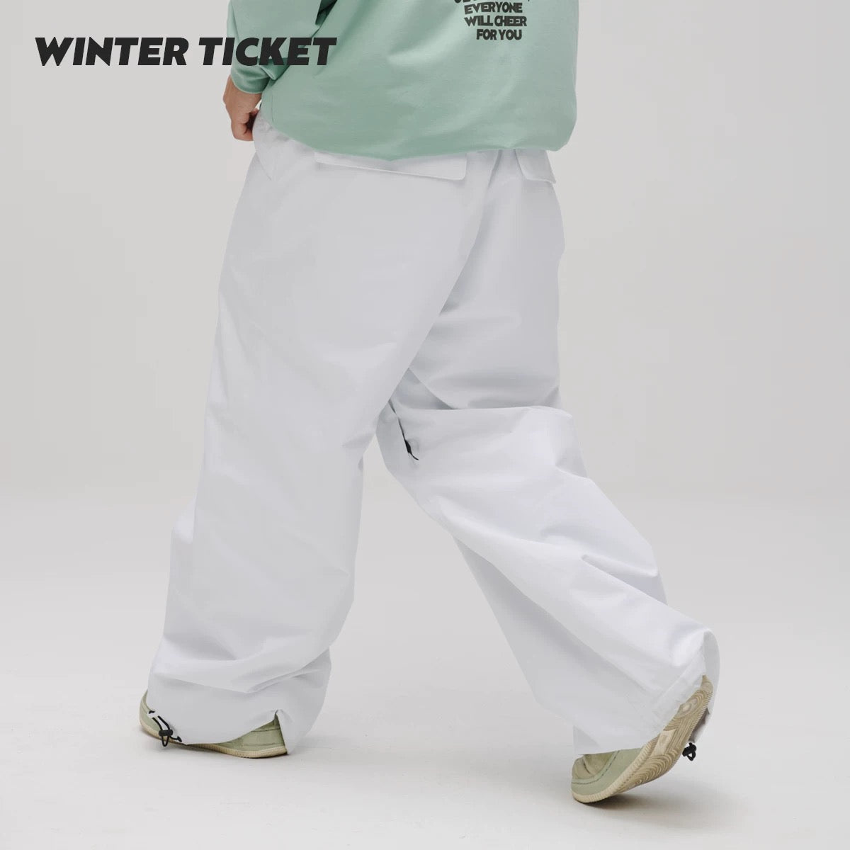 Unisex Winter Ticket-Oversized Freestyle Snow Pants