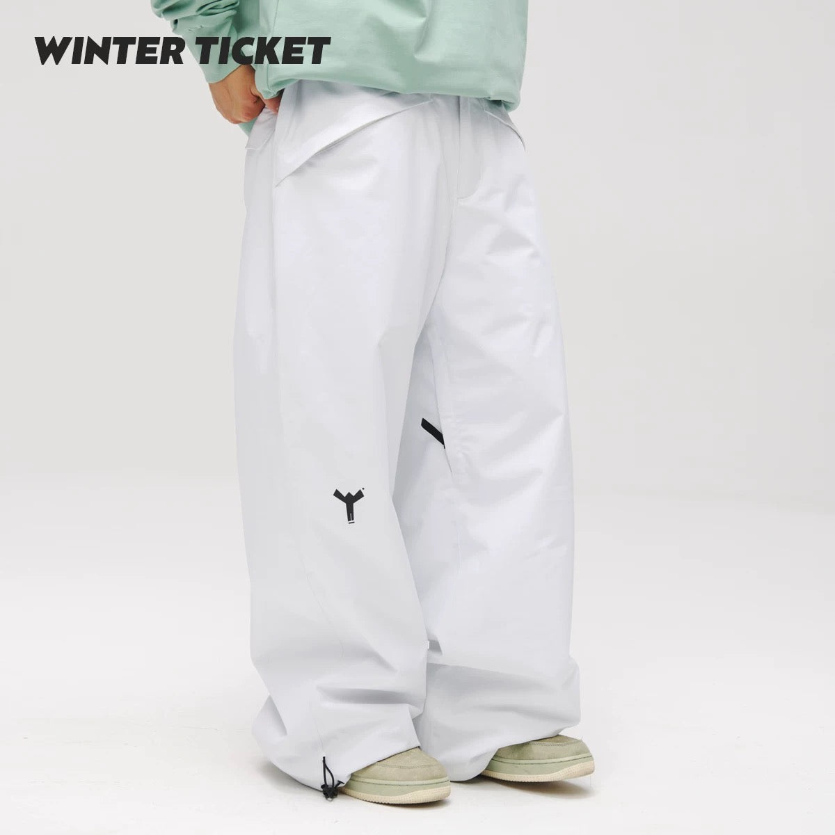 Unisex Winter Ticket-Oversized Freestyle Snow Pants