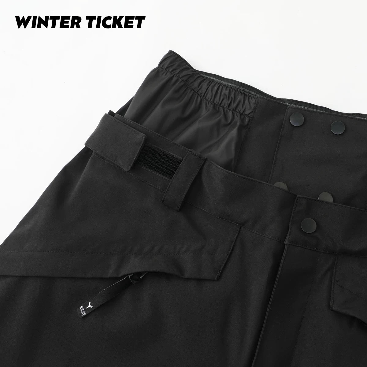 Unisex Winter Ticket-Oversized Freestyle Snow Pants