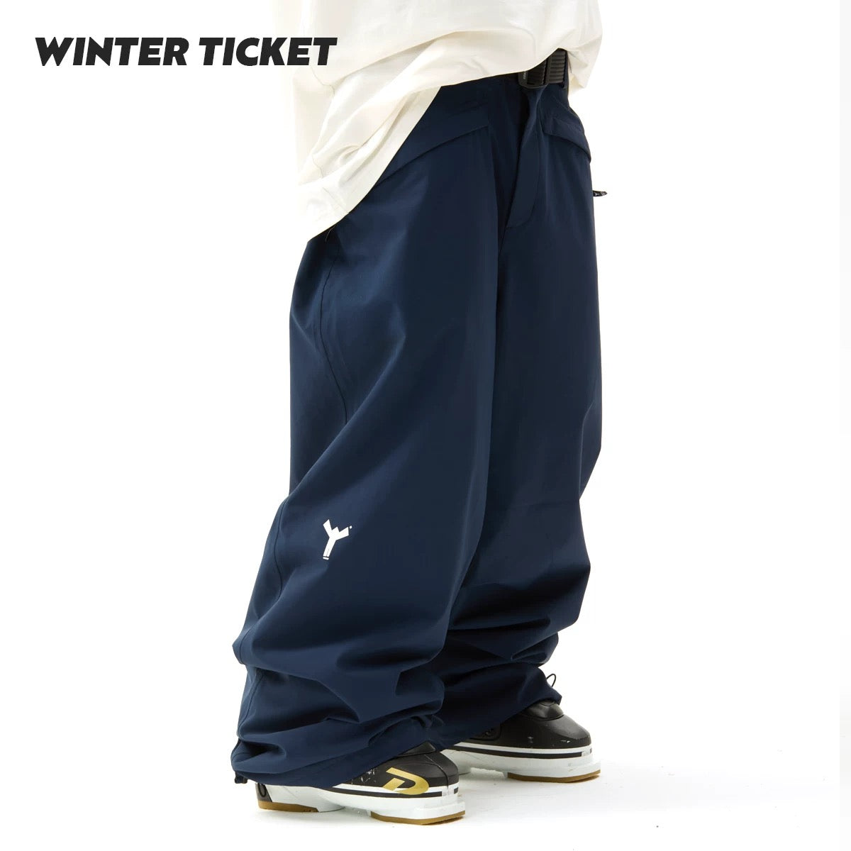 Unisex Winter Ticket-Oversized Freestyle Snow Pants