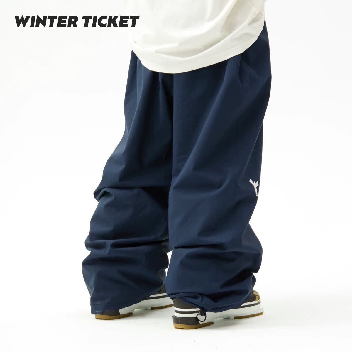Unisex Winter Ticket-Oversized Freestyle Snow Pants