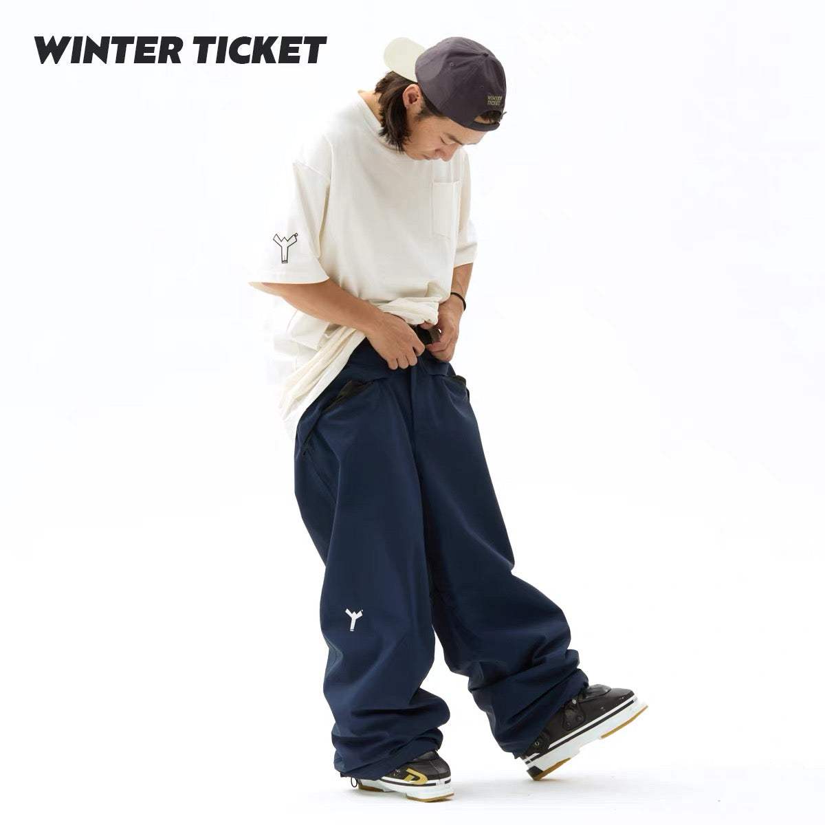 Unisex Winter Ticket-Oversized Freestyle Snow Pants