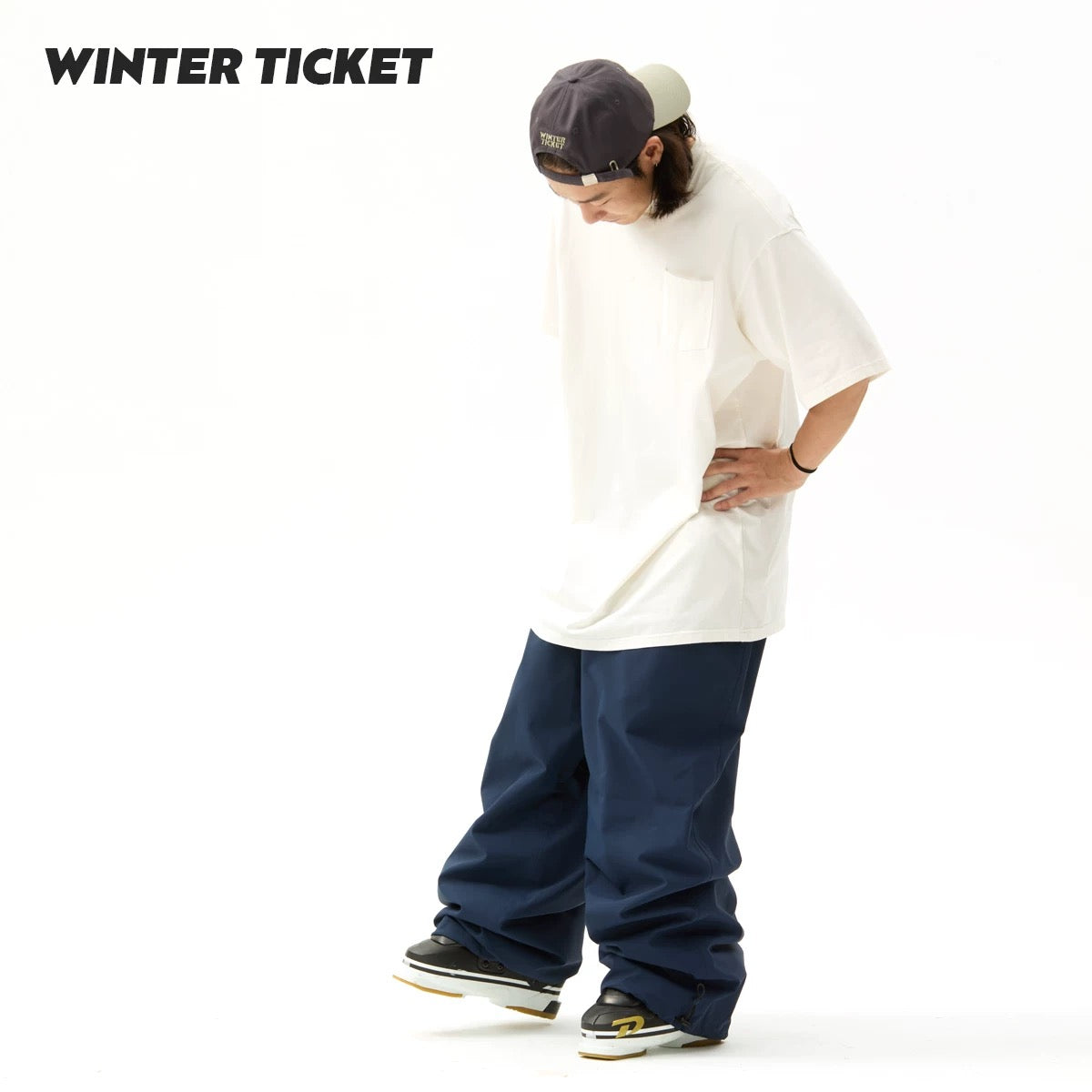 Unisex Winter Ticket-Oversized Freestyle Snow Pants