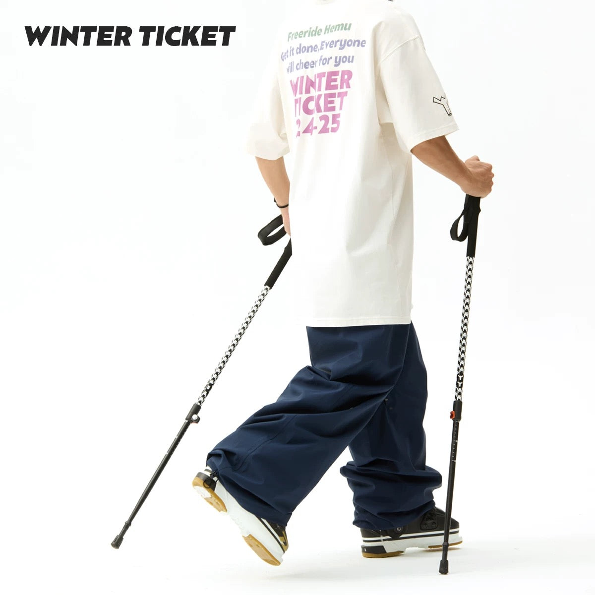 Unisex Winter Ticket-Oversized Freestyle Snow Pants