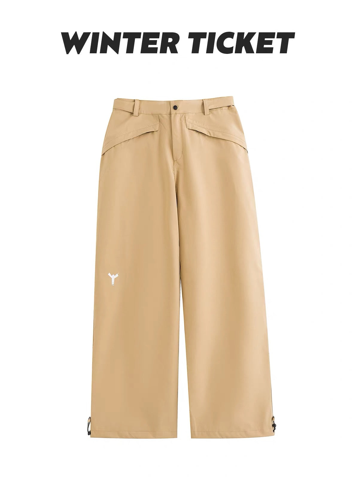 Unisex Winter Ticket-Oversized Freestyle Snow Pants